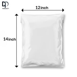 plain poly black and white 12x14 without pod (120 microns)